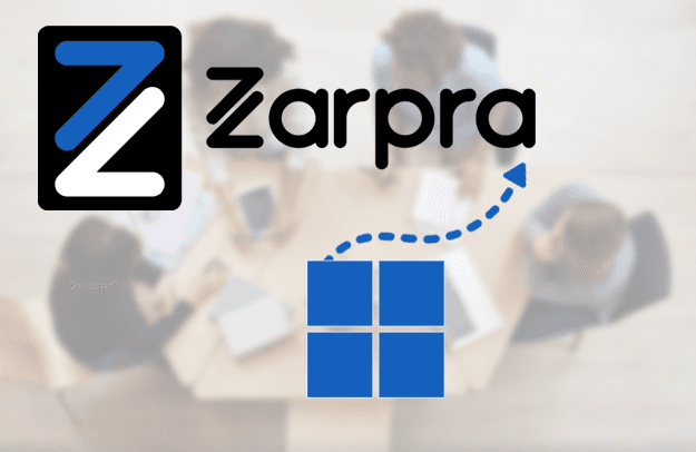 Zarpra Microsoft Blog Banner featuring modern design elements and technology-themed visuals.